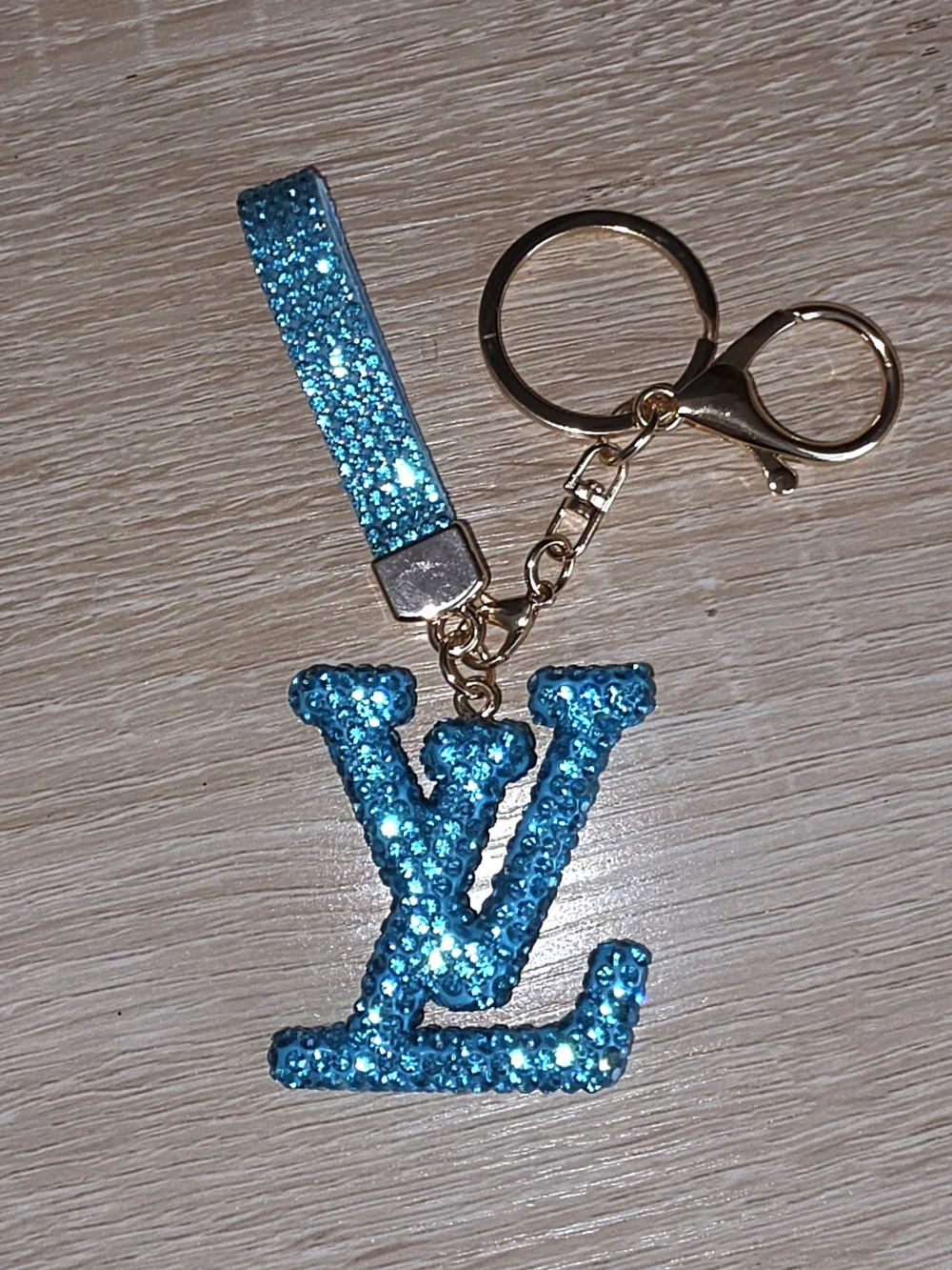 Crystal Keychain Bag Charm For Louis Vuitton Bags